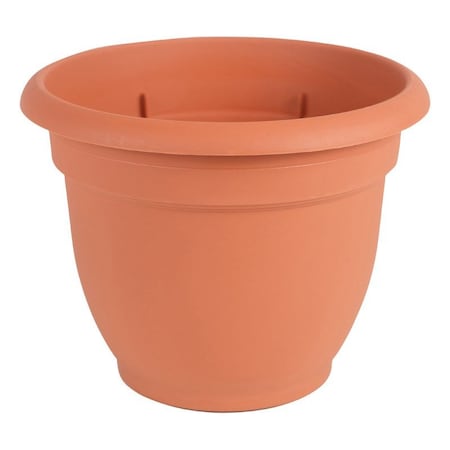 Bloem Bloem Ariana 13.75 in. H X 17.75 in. W X 17.75 in. D Plastic Traditional Planter Terracotta 20-56116